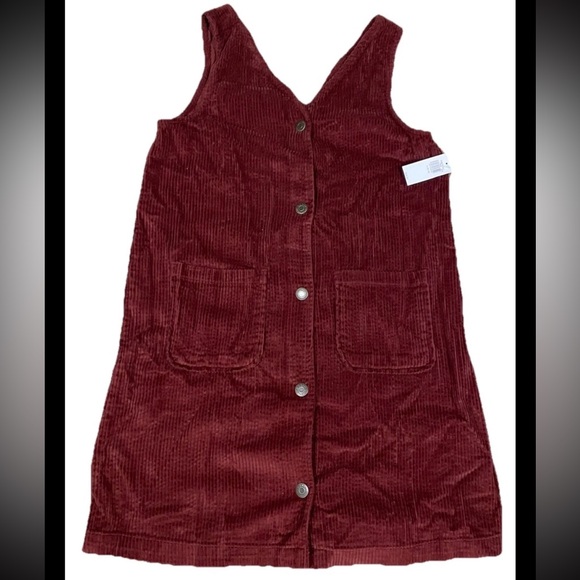 Old Navy Other - NET Old Navy Corduroy Maroon Girl’s Jumper Large 10/12